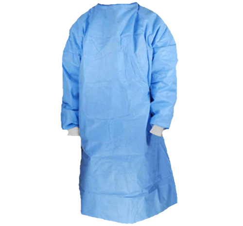 First slide of Isolation Gown